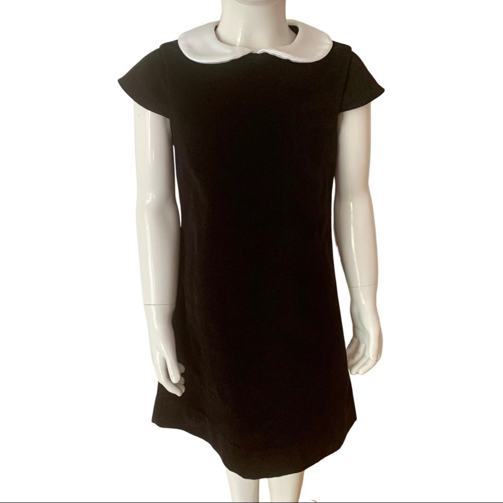BUSY BEES Black Velvet Shift Dress Special Occasion Holiday Party Classic Size 5
